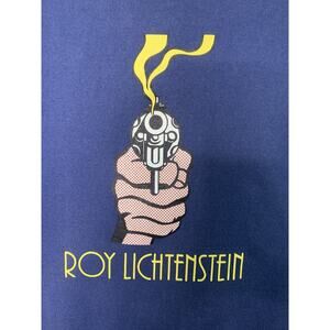 Vintage ROY LICHTENSTEIN Gun T Shirt Pop Art T-Shirt Rare